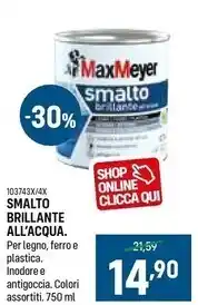Cfadda Max meyer smalto brillante all'acqua offerta