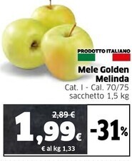Ok Sigma Melinda mele golden offerta