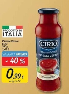 Carrefour Market Cirio passata verace offerta
