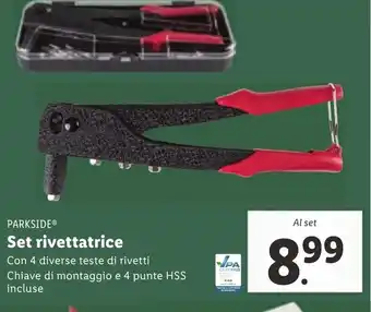 PARKSIDEⓇ Set rivettatrice