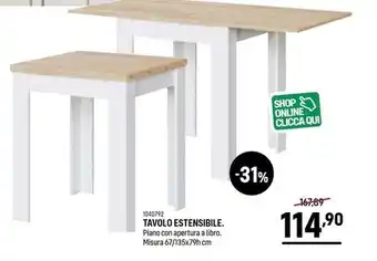 Cfadda Tavolo estensibile offerta