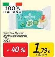 Granarolo stracchino cremoso alta qualità
