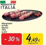 Carrefour Market Martini minispiedini di pollo offerta