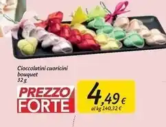 Carrefour Market Cioccolatini cuoricini bouquet offerta