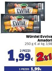 Ok Sigma Amadori wurstel evviva offerta