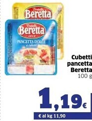 Ok Sigma Beretta cubetti pancetta offerta