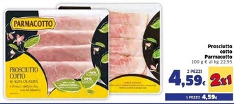 Ok Sigma Parmacotto prosciutto cotto offerta