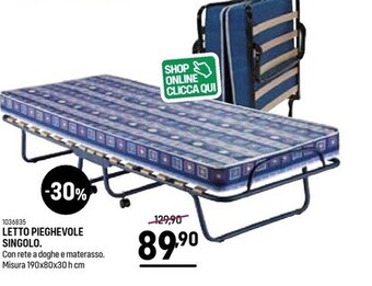 Cfadda Letto pieghevole singolo. offerta