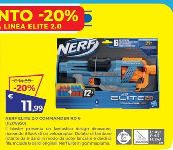 Nerf elite 2.0 commander rd 6