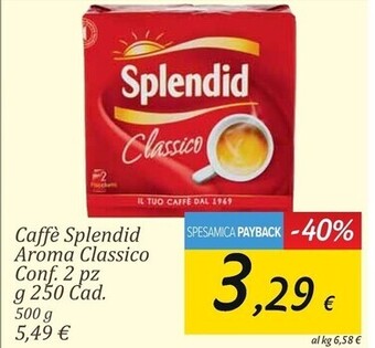 Carrefour Market Splendid caffe aroma classico offerta