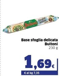 Ok Sigma Buitoni base sfoglia delicata offerta