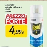 Carrefour Market Raid essentials mosche e zanzare offerta