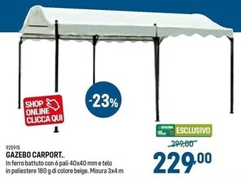 Cfadda Gazebo carport offerta