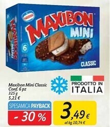 Carrefour Market Nestlè maxibon mini classic offerta