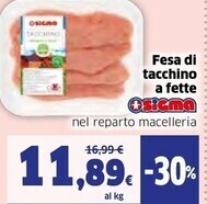 Ok Sigma Sigma fesa di tacchino a fette offerta