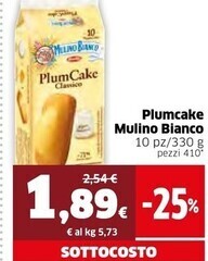 Ok Sigma Mulino bianco plumcake offerta