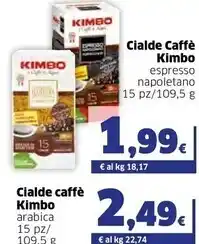 Ok Sigma Kimbo cialde caffe offerta