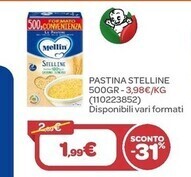 Bimbo Store Mellin pastina stelline 500 gr offerta