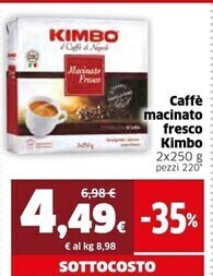 Ok Sigma Kimbo caffè macinato fresco offerta