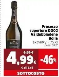Bolla prosecco superiore docg valdobbiadene