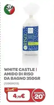 Bimbo Store White castle amido di riso da bagno 350 gr offerta