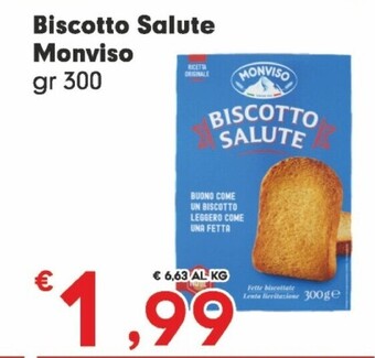 Despar Monviso biscotto salute offerta