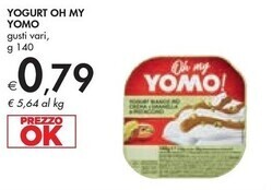 Bennet Yomo yogurt oh my offerta