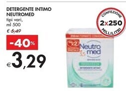 Bennet Neutro med detergente intimo offerta