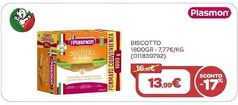 Bimbo Store Plasmon biscotto 1800gr offerta