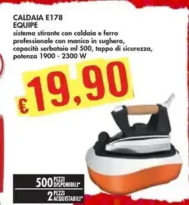 Bennet Equipe - caldaia e178 offerta