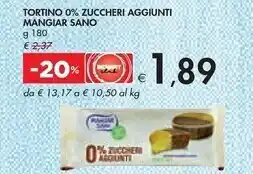 Bennet Il mangiarsano tortino 0% zuccheri aggiunti offerta
