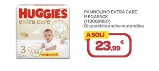 Bimbo Store Huggies pannolini extra care megapack offerta