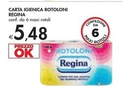 Bennet Regina carta igienica rotoloni offerta