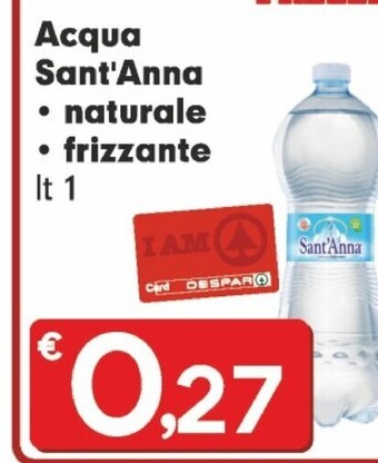 Despar Sant'anna acqua naturale offerta