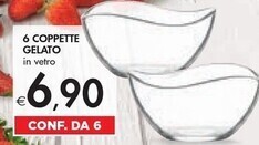 Bennet 6 coppette gelato offerta