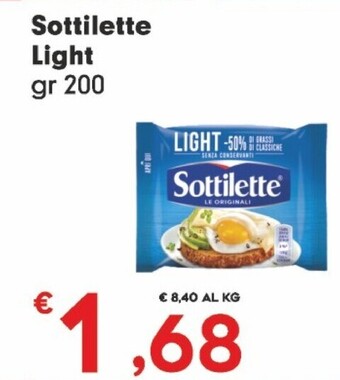 Despar Sottilette light offerta