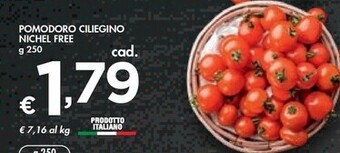 Bennet Pomodoro ciliegino nichel free offerta