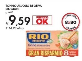 Bennet Rio mare tonno all'olio di oliva offerta