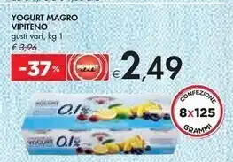 Bennet Vipiteno yogurt magro offerta