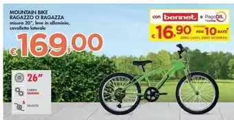 Bennet Mountain bike ragazzo o ragazza offerta