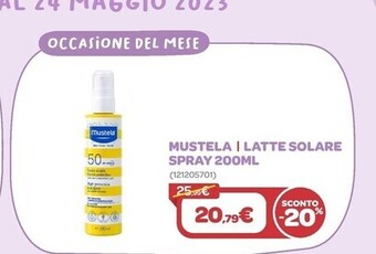 Bimbo Store Mustela latte solare spray 200ml offerta