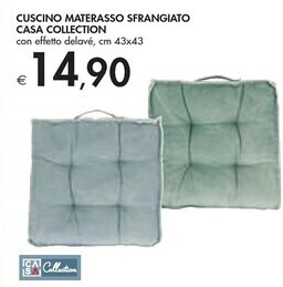 Bennet Casa collection cuscino materasso sfrangiato offerta