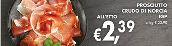 Coal Prosciutto crudo di norcia igp offerta