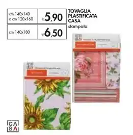 Casa tovaglia plastificata