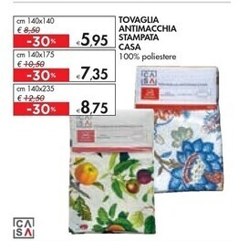 Bennet Casa tovaglia antimacchia stampata offerta