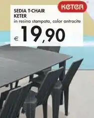 Bennet Keter sedia t-chair offerta