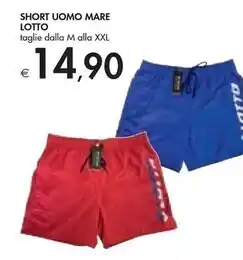 Bennet Lotto short uomo mare offerta