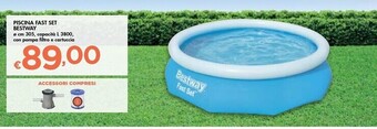 Bennet Bestway piscina fast set offerta