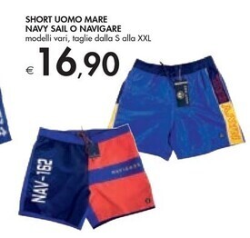 Bennet Navigare short uomo mare offerta