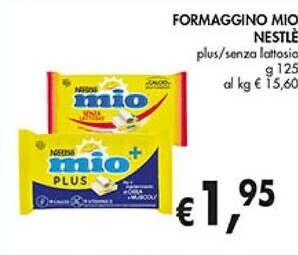 Coal Nestlè formaggino mio offerta